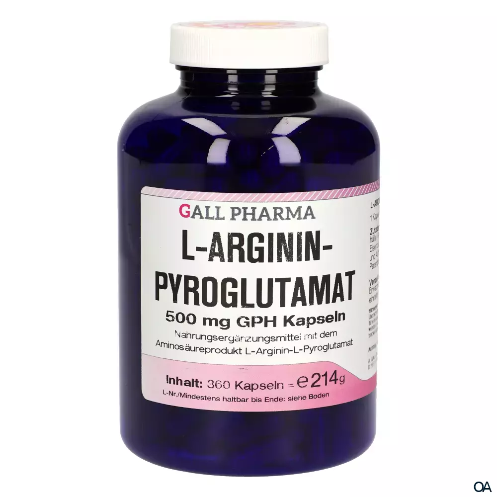 Gall Pharma L-Argininpyroglutamat 500 mg Kapseln