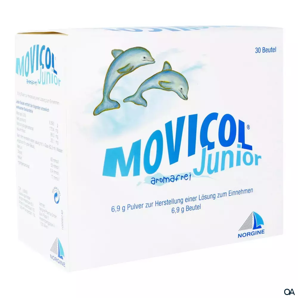 MOVICOL® Junior aromafrei 6,9 g Pulver zur Herstellung einer Lösung zum Einnehmen