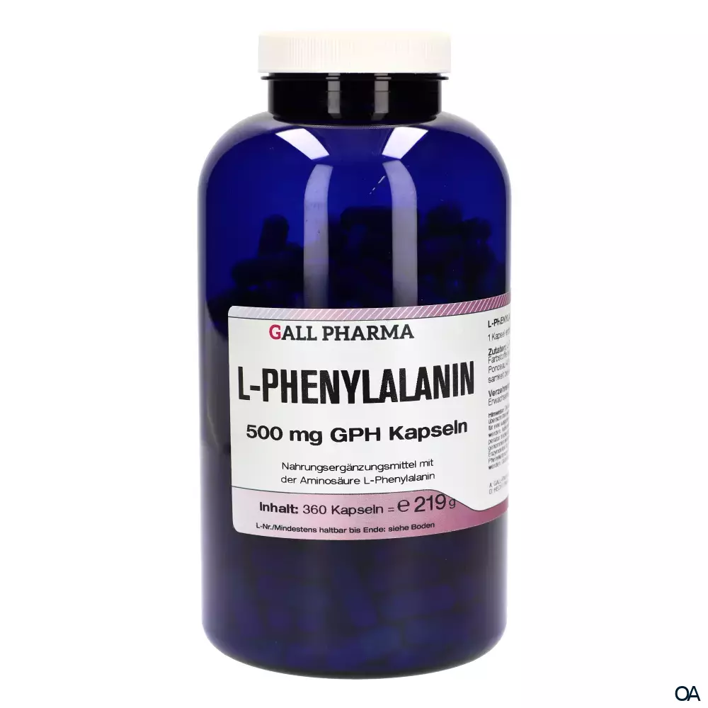 Gall Pharma L-Phenylalanin 500 mg Kapseln