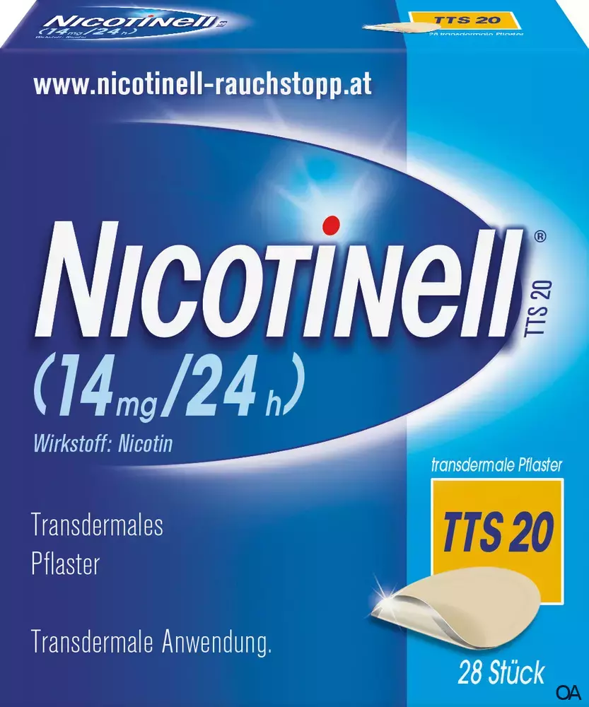 Nicotinell® TTS 20 (14 mg/24 h) transdermale Pflaster