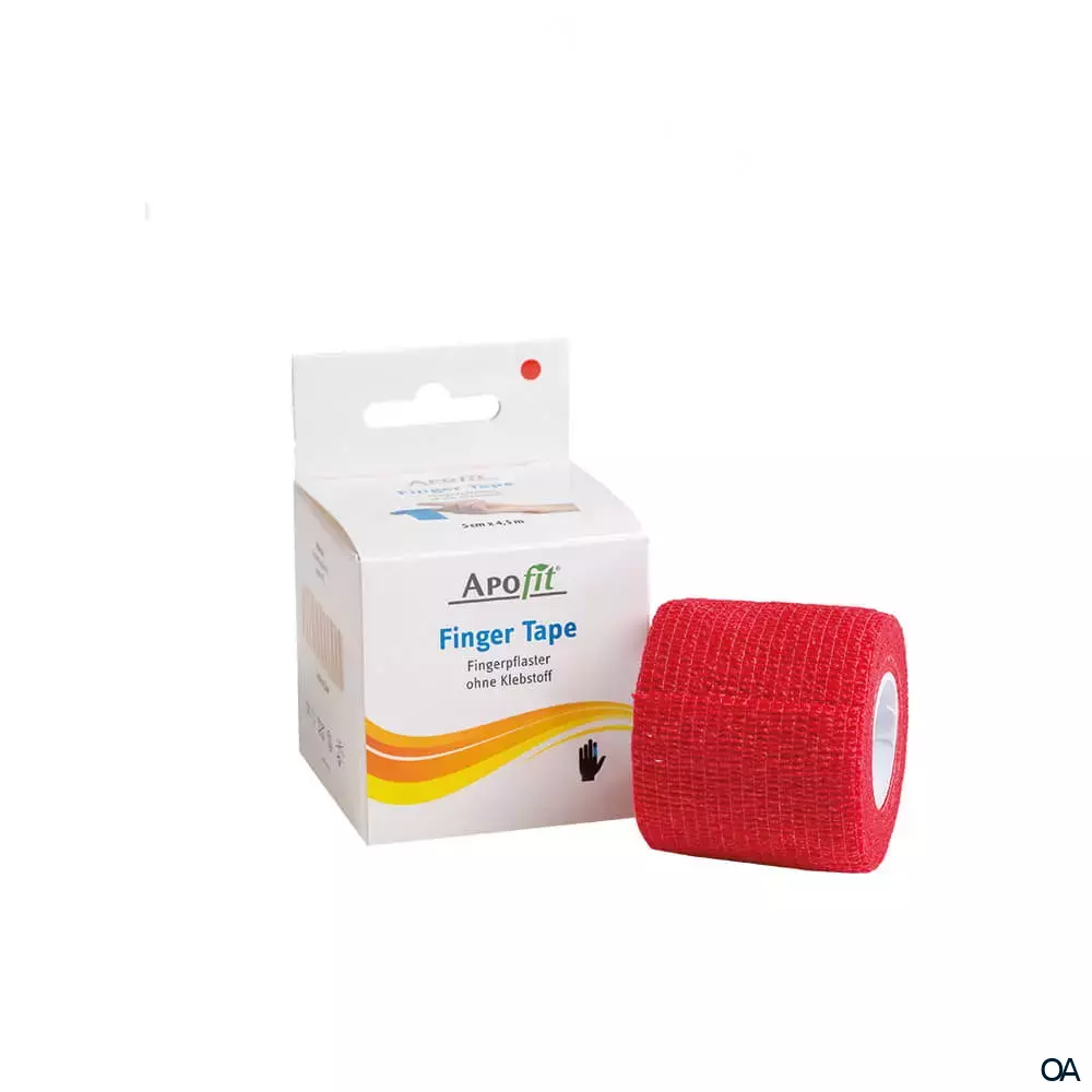 APOfit Fingertape rot 5 cm x 4,5 m