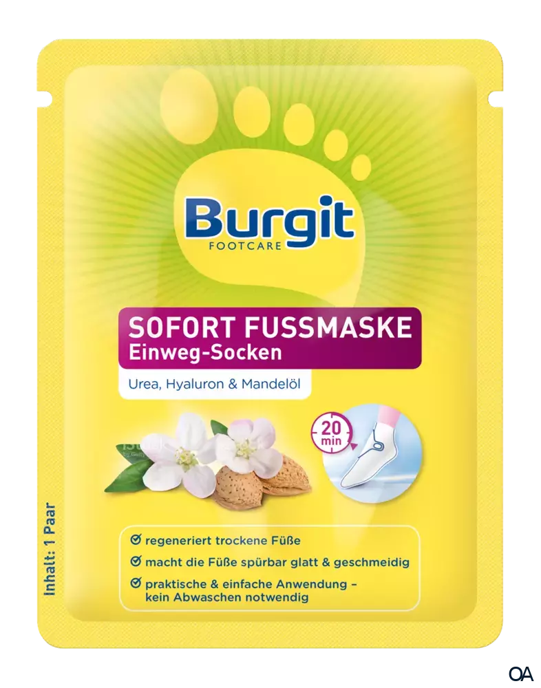 Burgit Footcare Nährende Fußmaskensocken