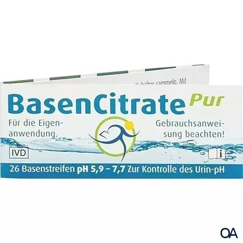 Basen Citrate Pur® Teststreifen Nach Apotheker Rudolf Keil