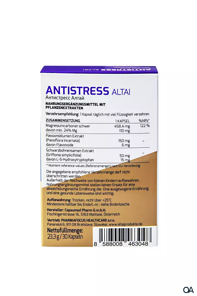 Antistress Kapseln Altai