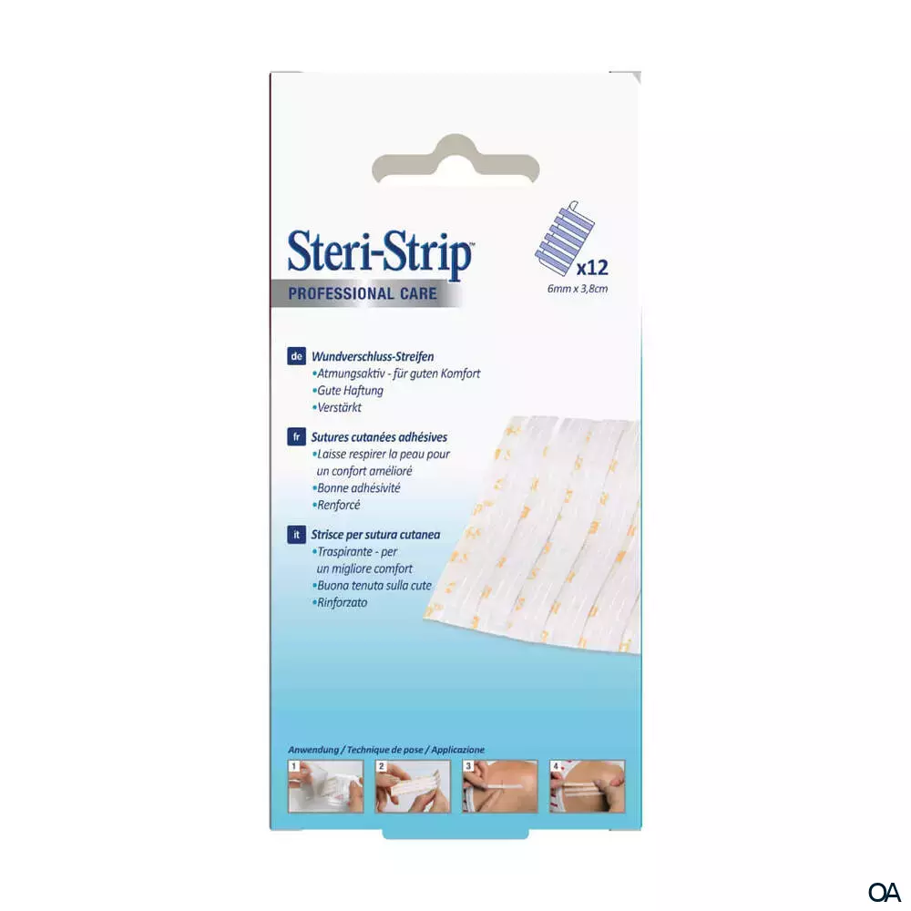 3M Steri-Strip™ Wundverschlussstreifen, 1542NP-12, 6 x 38 mm