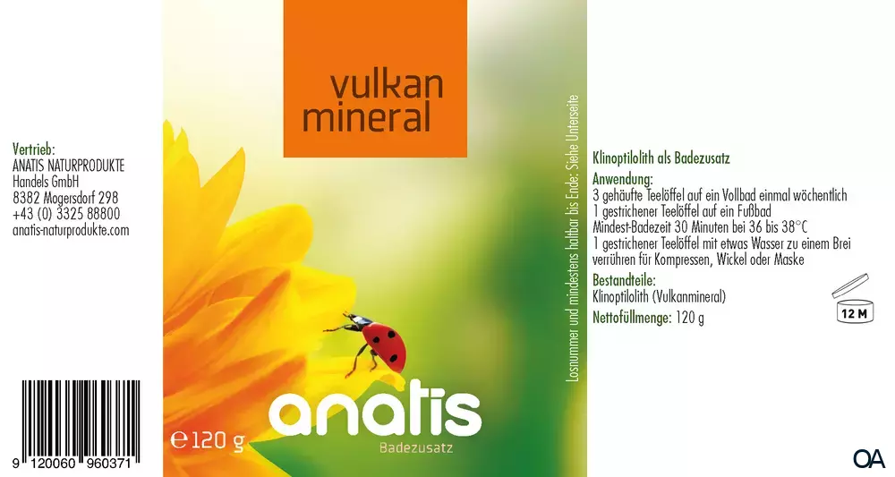 anatis Vulkanmineral Badezusatz