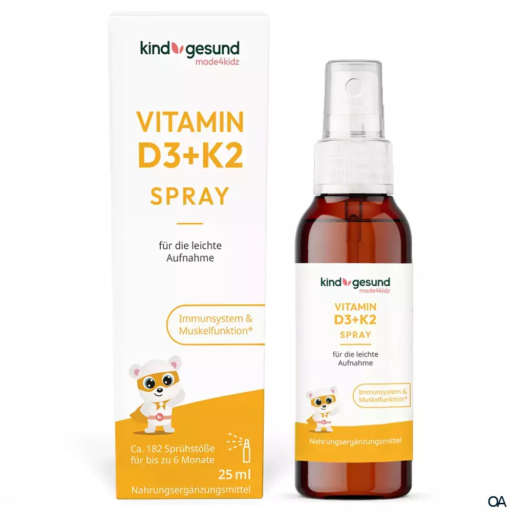 kindgesund Vitamin D3+K2 Spray für Kinder