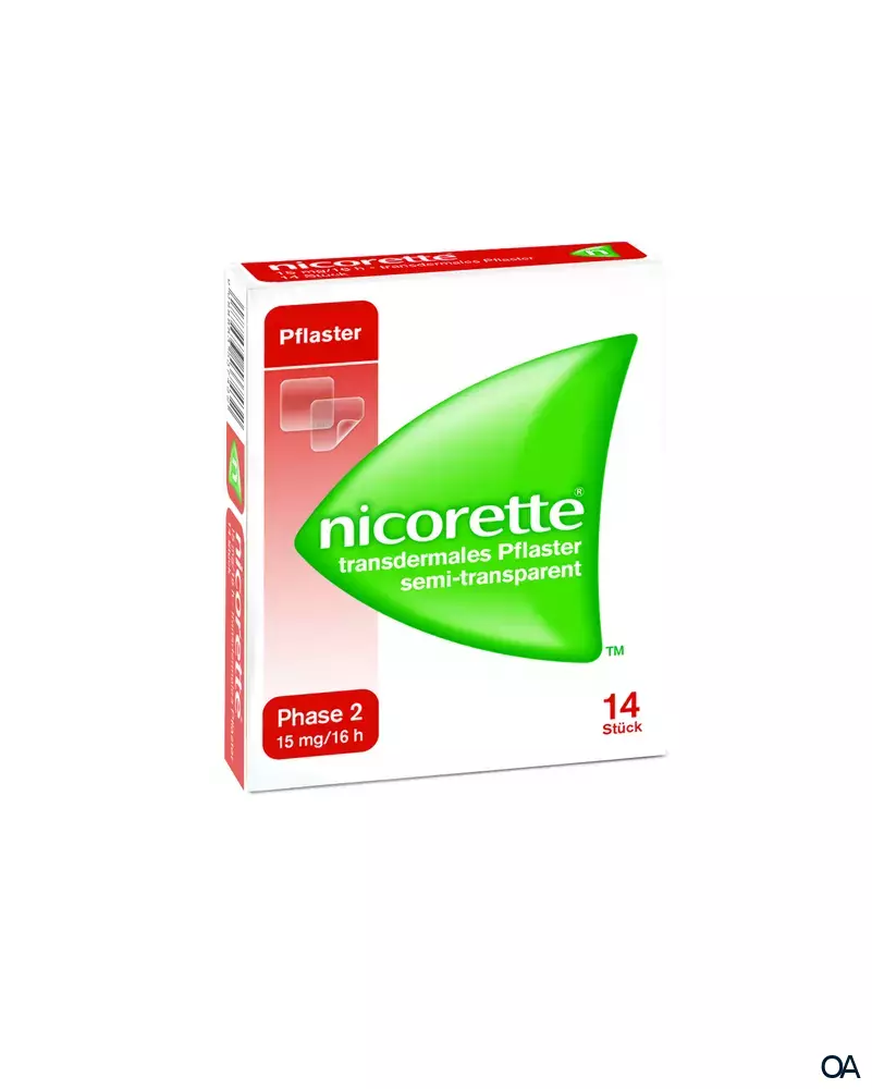 Nicorette 15 mg/16 h – transdermales Pflaster