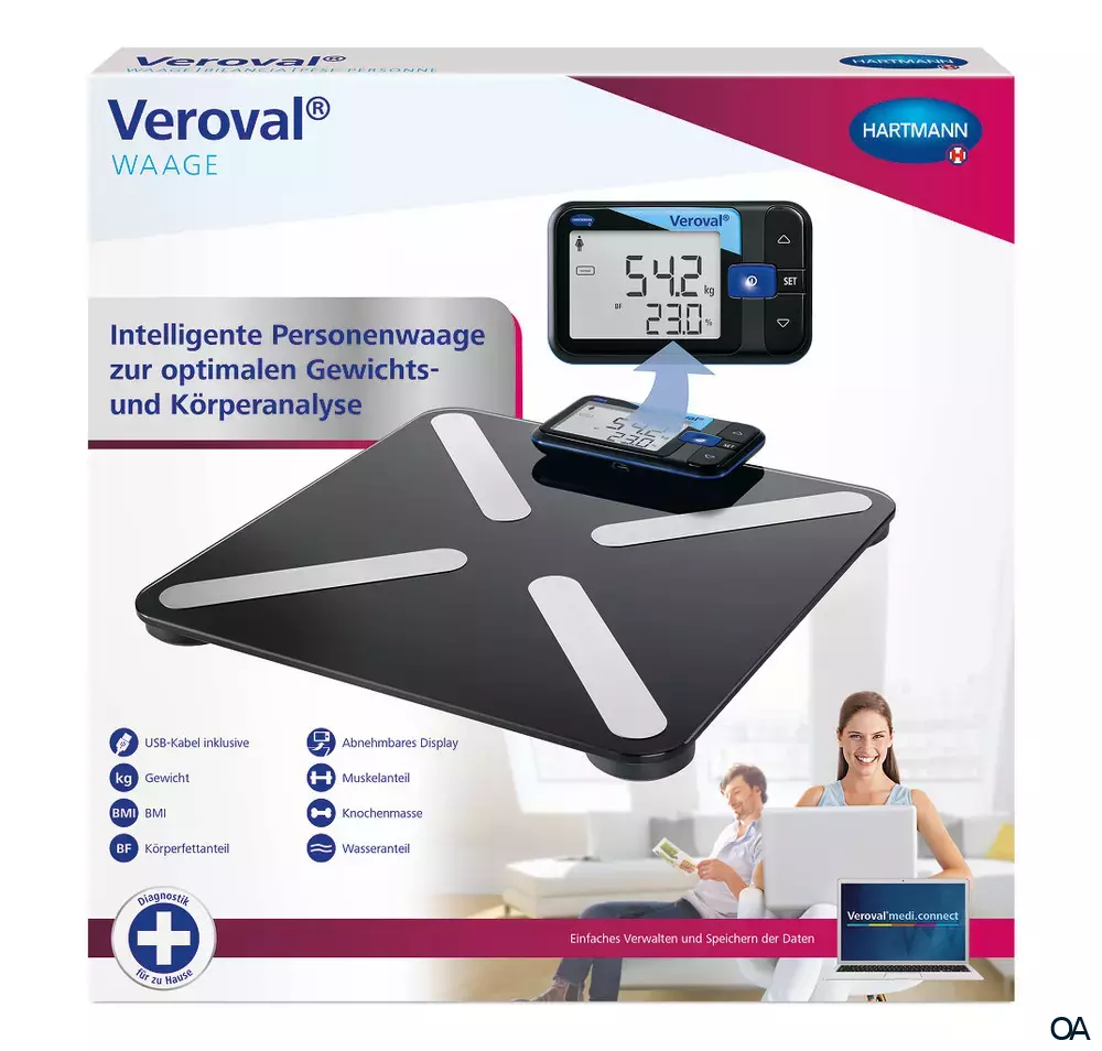 Veroval® Intelligente Personenwaage