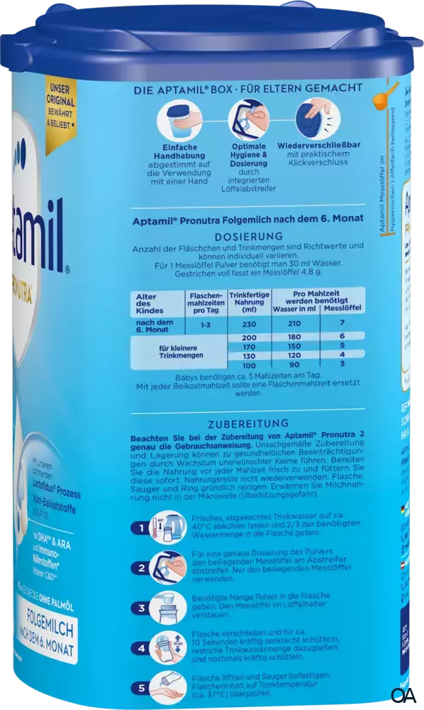 Aptamil 2 Pronutra - Folgemilch Pulver