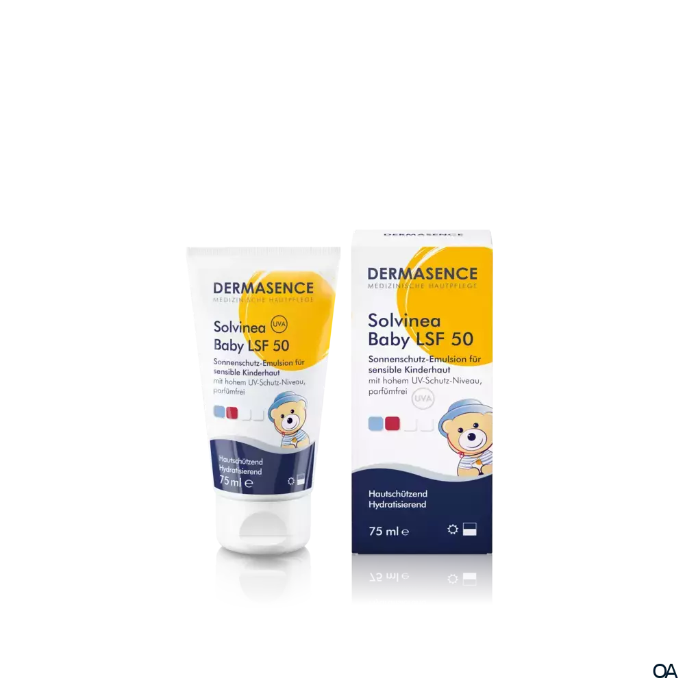 Dermasence Solvinea Baby LSF 50 Sonnenschutz Emulsion