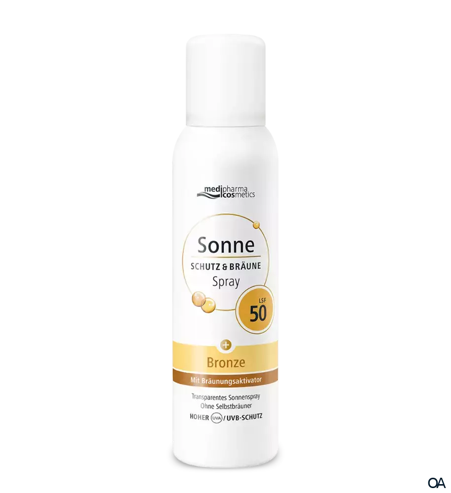 medipharma cosmetics Sonne Schutz & Bräune LSF 50 Bronze Aerosol-Spray