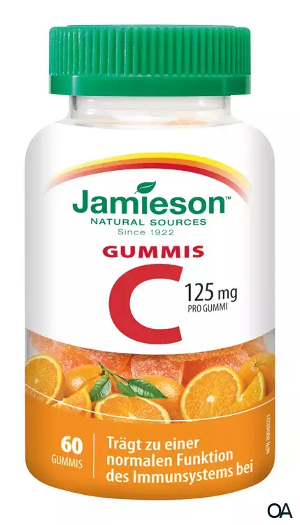 Jamieson Vitamin C 125 mg Orange Gummis