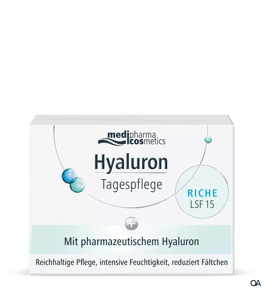 medipharma cosmetics Hyaluron Tagespflege Riche LSF 15