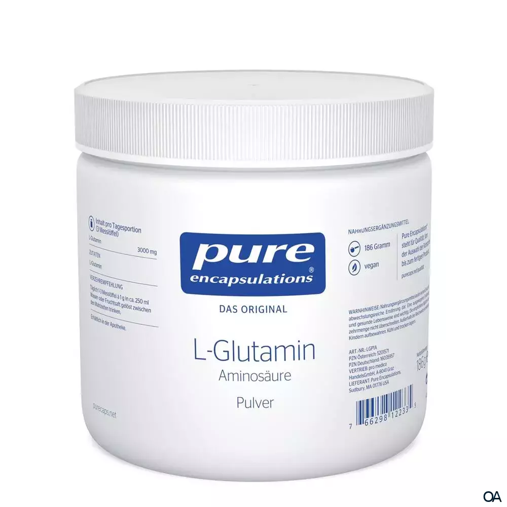 pure encapsulations® L-Glutamin Pulver