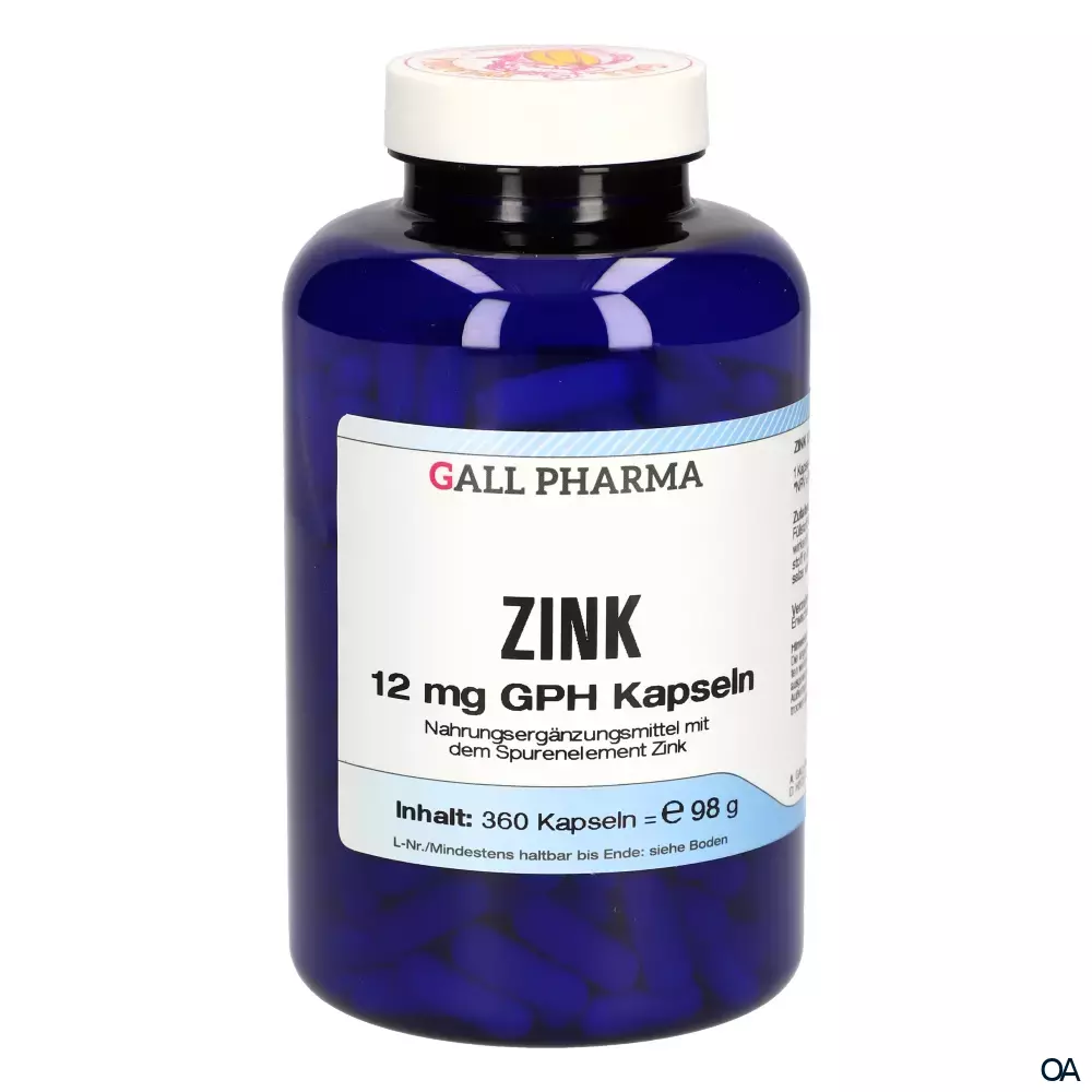 Gall Pharma Zink 12 mg Kapseln