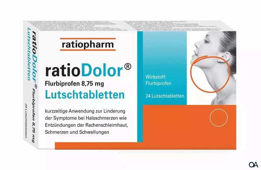 ratioDolor® Flurbiprofen 8,75 mg Lutschtabletten