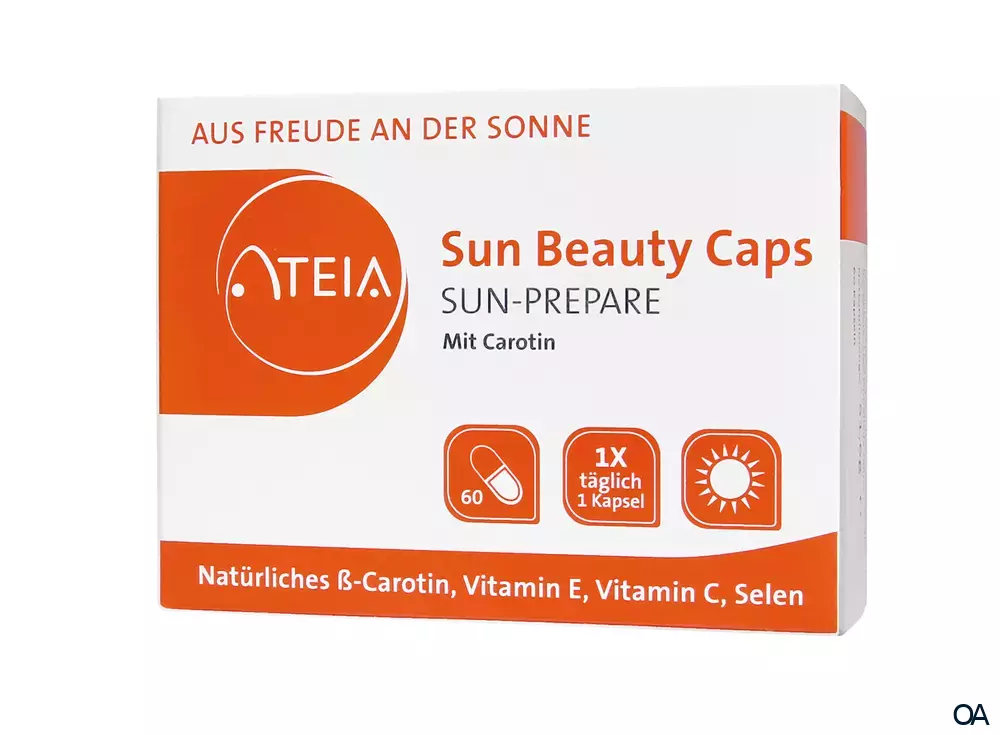 ATEIA® SUN BEAUTY CAPS mit Carotin