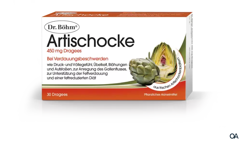 Dr. Böhm® Artischocke 450 mg Dragees