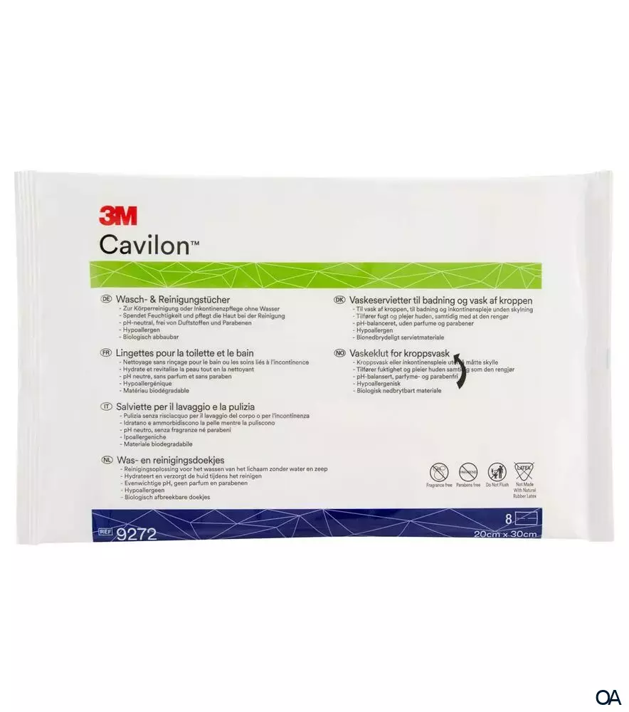 3M™ Cavilon™ Wasch- und Reinigungstücher 20 x 30 cm