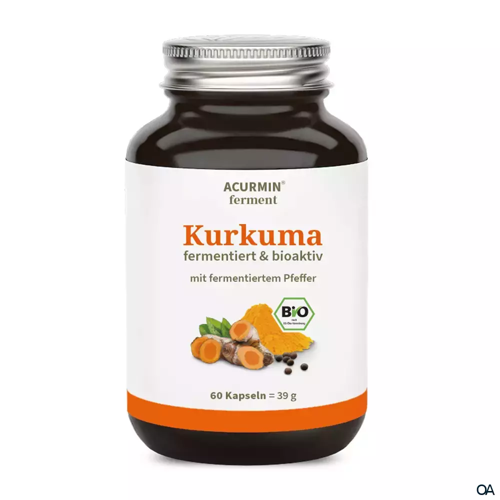 Acurmin ferment® BIO Kurkuma Kapseln - fermentiert und bioaktiv