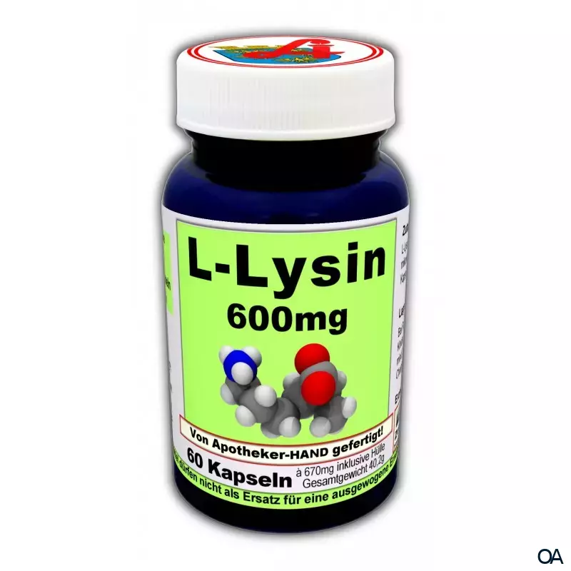 L-Lysin 600 mg Kapseln