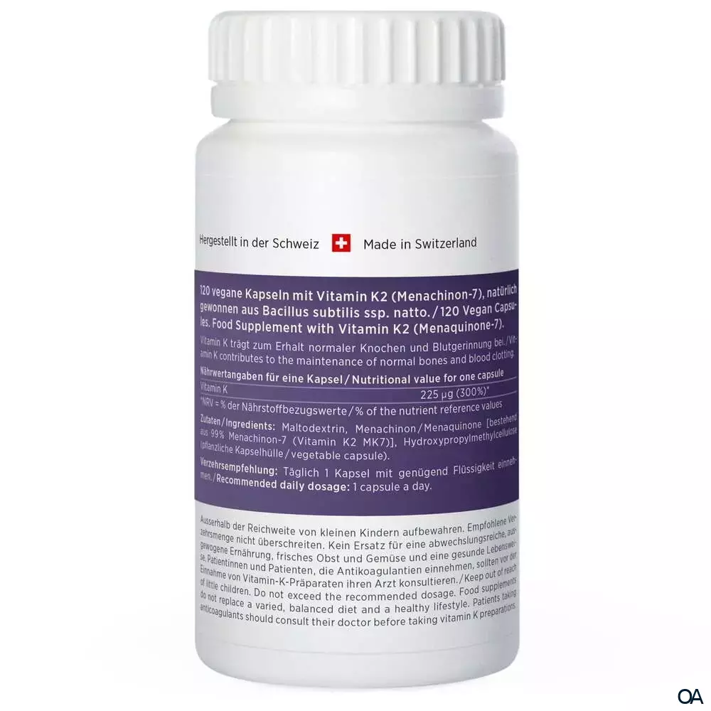 Kingnature Vitamin K2 Vida Kapseln