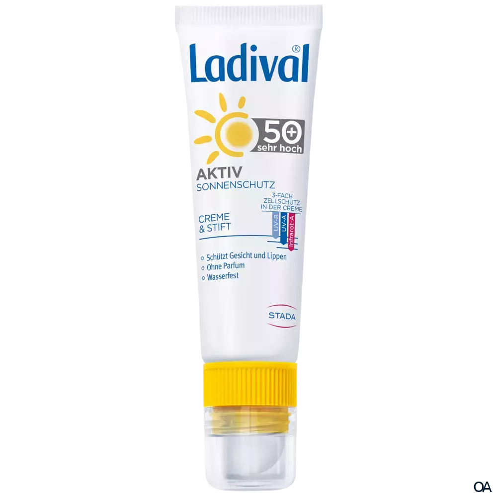 LADIVAL® Aktiv Sonnenschutz Creme & Stift LSF 50+