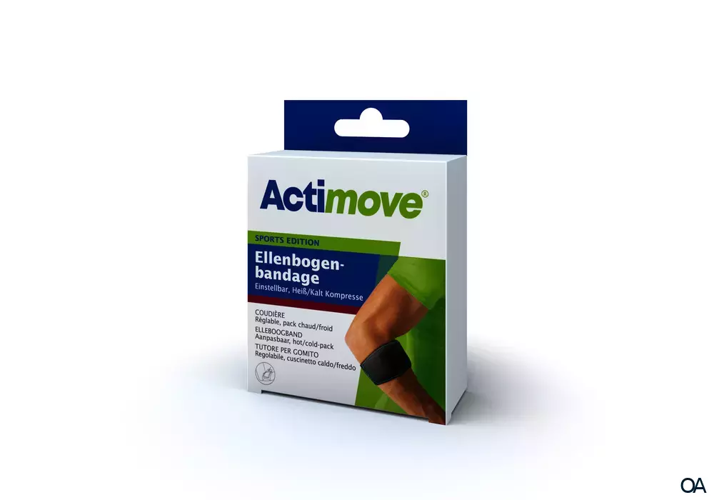 Actimove® Sport Edition Ellenbogenbandage Einstellbar, Heiß/Kalt Kompresse