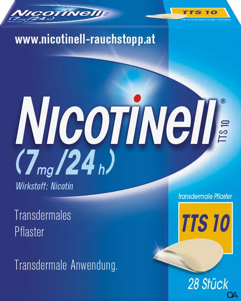 Nicotinell® TTS 10 (7 mg/24 h) transdermale Pflaster 