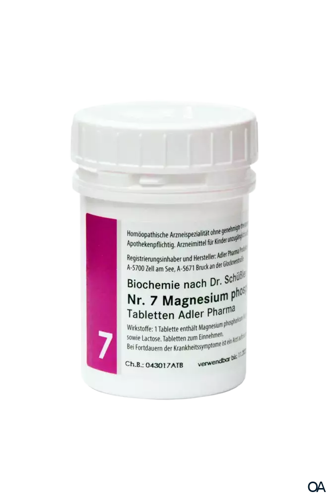 Schüßler Salz Adler Nr. 7 Magnesium phosphoricum D6 Tabletten