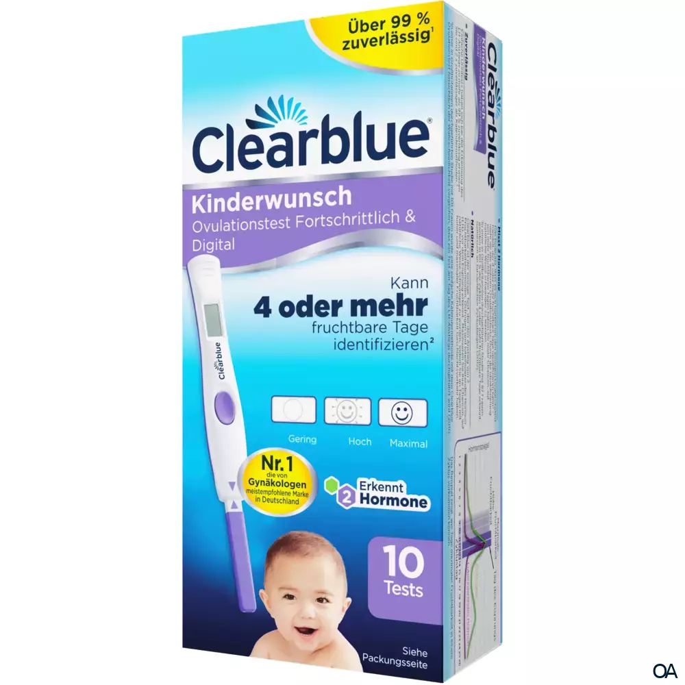 Clearblue Ovulationstest Fortschrittlich & Digital