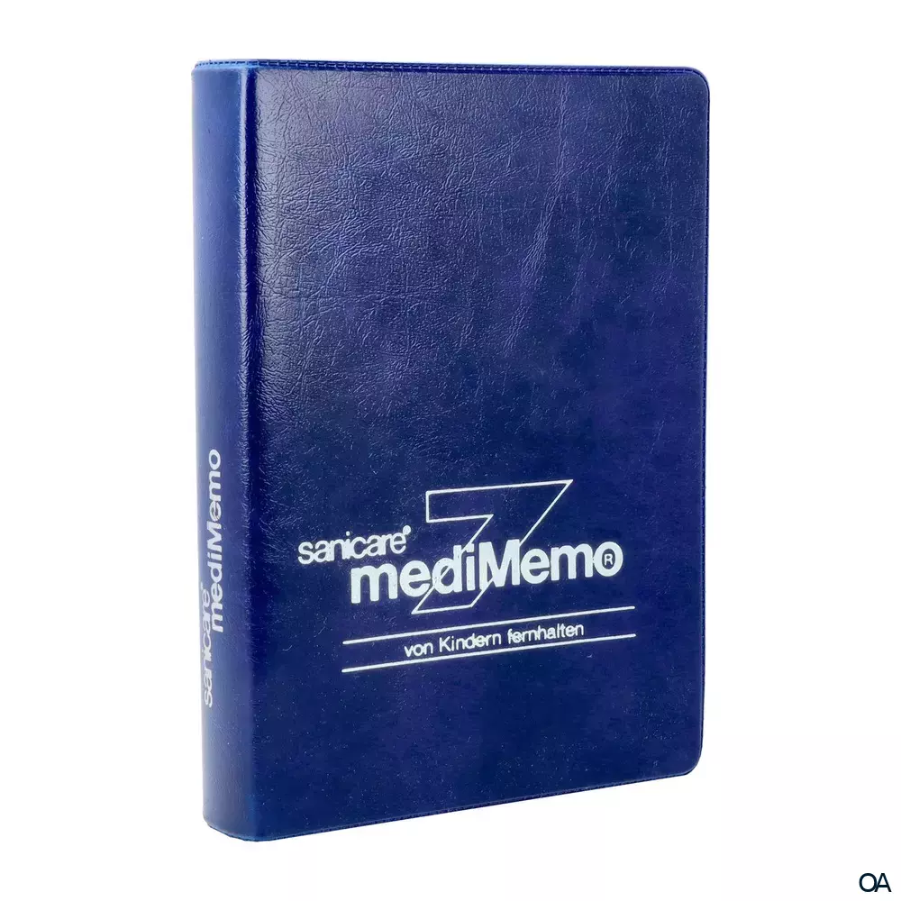 sanicare® mediMemo Medikamentendispenser Buchform