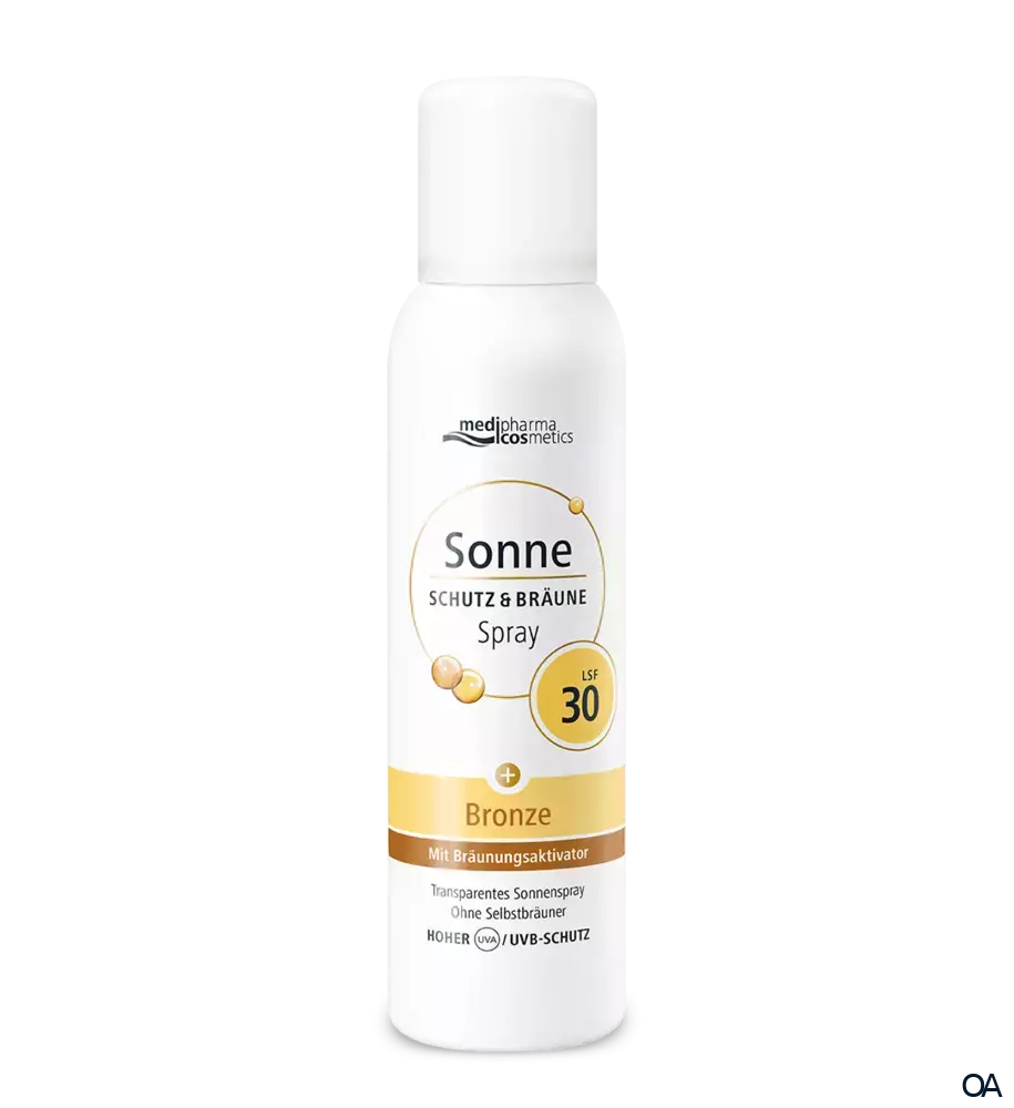 medipharma cosmetics Sonne Schutz & Bräune LSF 30 Bronze Aerosol-Spray