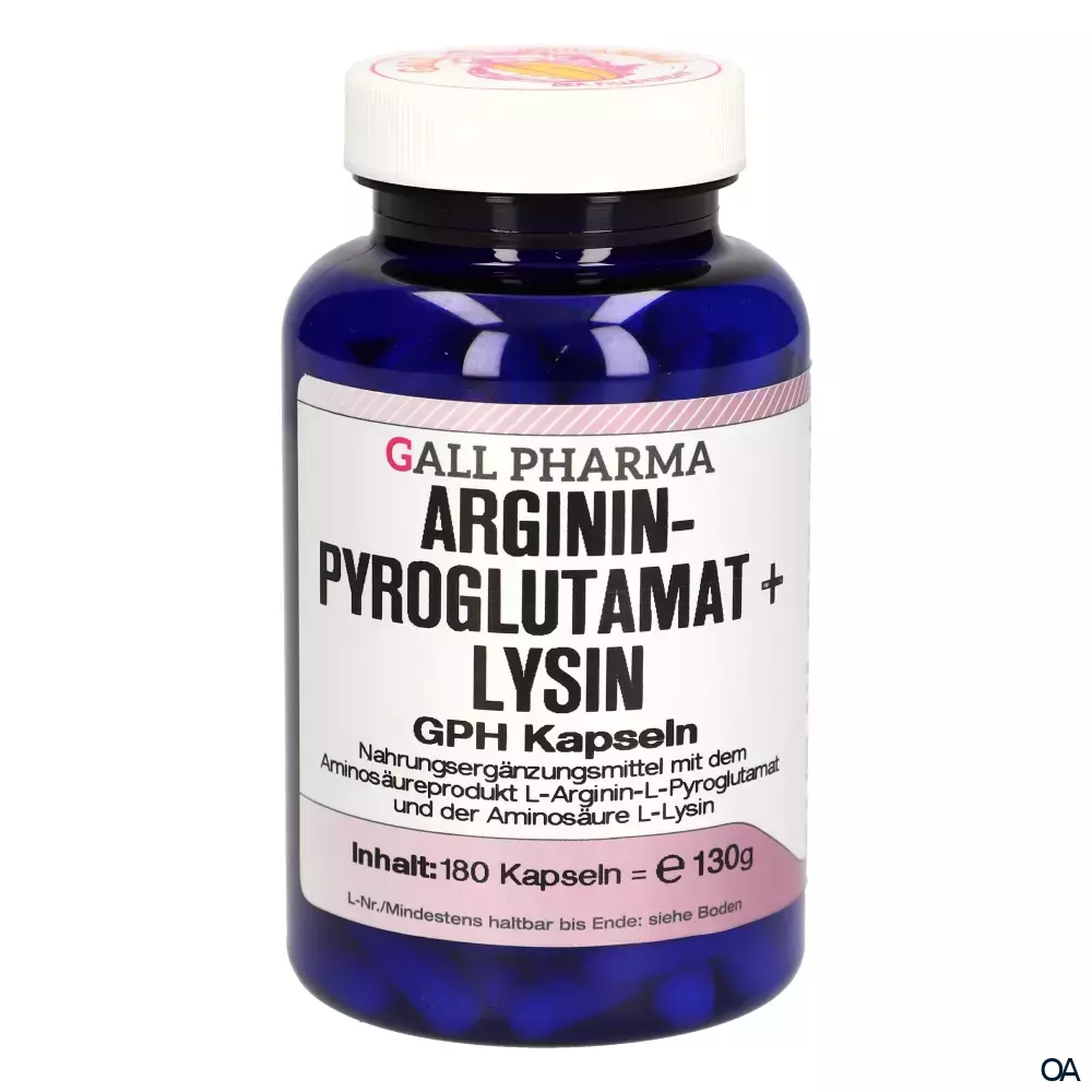 Gall Pharma Argininpyroglutamat + Lysin Kapseln