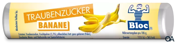 Bloc® Traubenzucker Banane Rolle