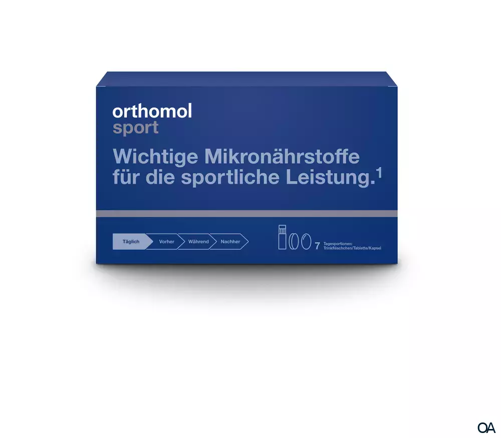 Orthomol Sport Trinkfläschchen + Tablette + Kapsel