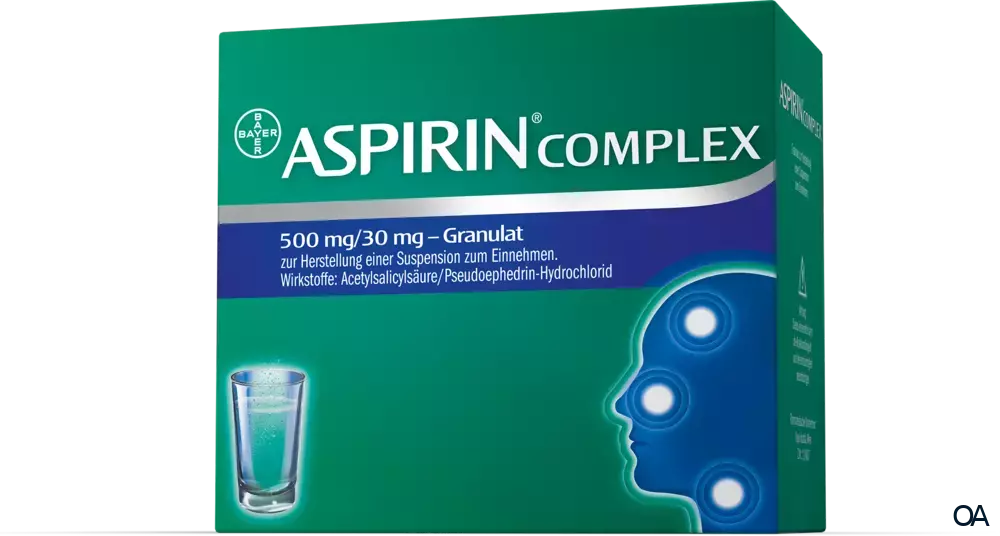 Aspirin® Complex 500 mg/30 mg Granulat