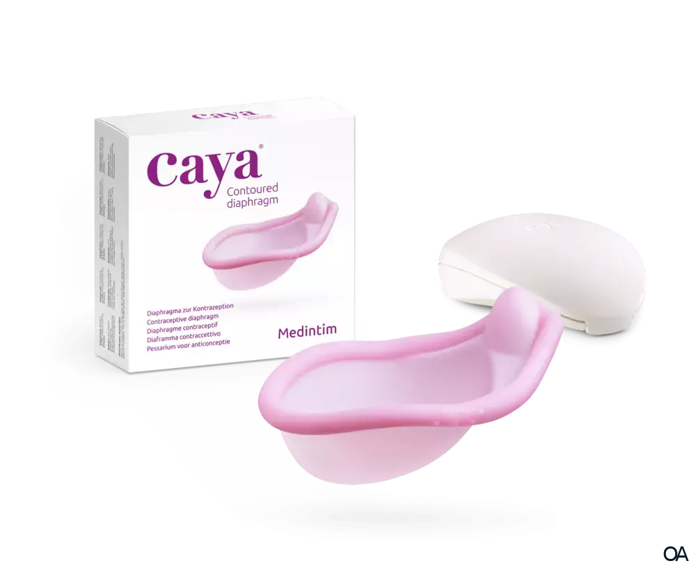 CAYA Diaphragma mit Aufbewahrungsbox