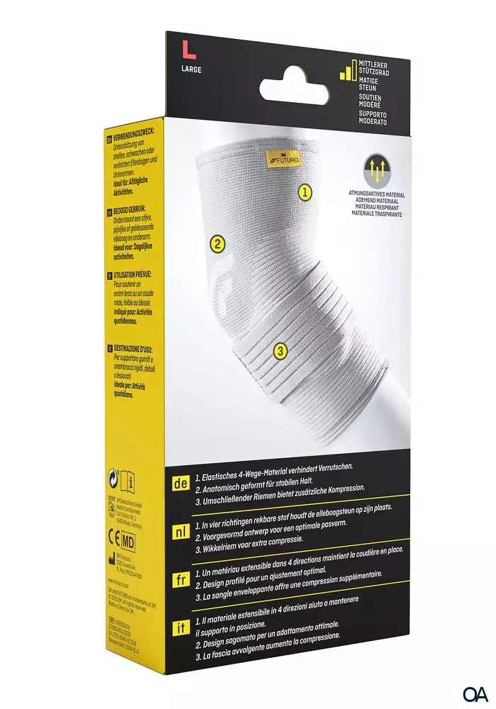 3M FUTURO™ Ellenbogen-Bandage 47863, L (27.9 - 30.5 cm)