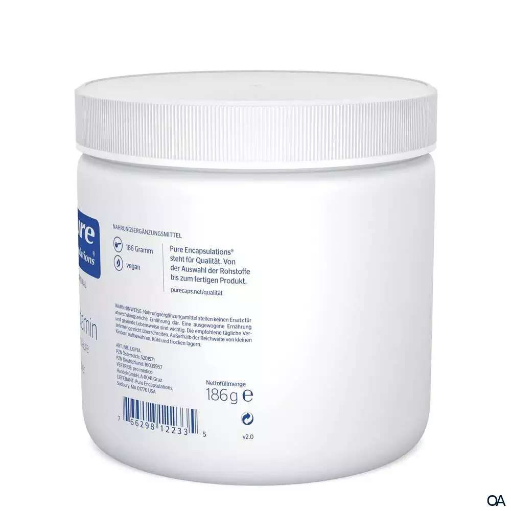 pure encapsulations® L-Glutamin Pulver