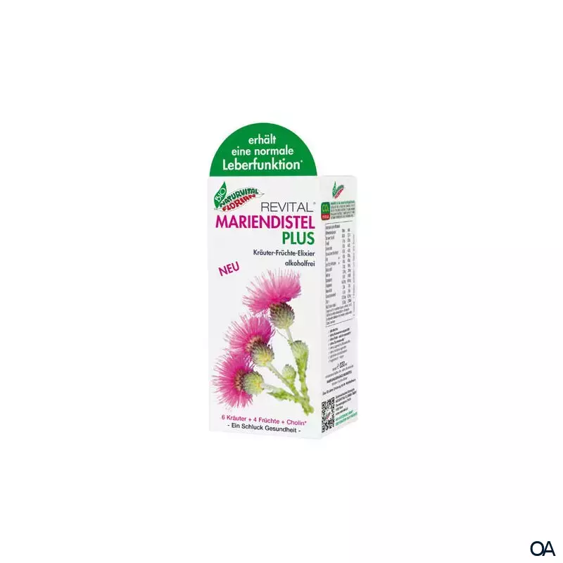 Bio Naturvital Florian Revital Mariendistel Bio Elixier