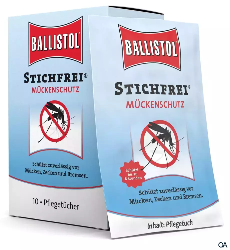 Ballistol Stichfrei Mückenschutz Pflegetücher