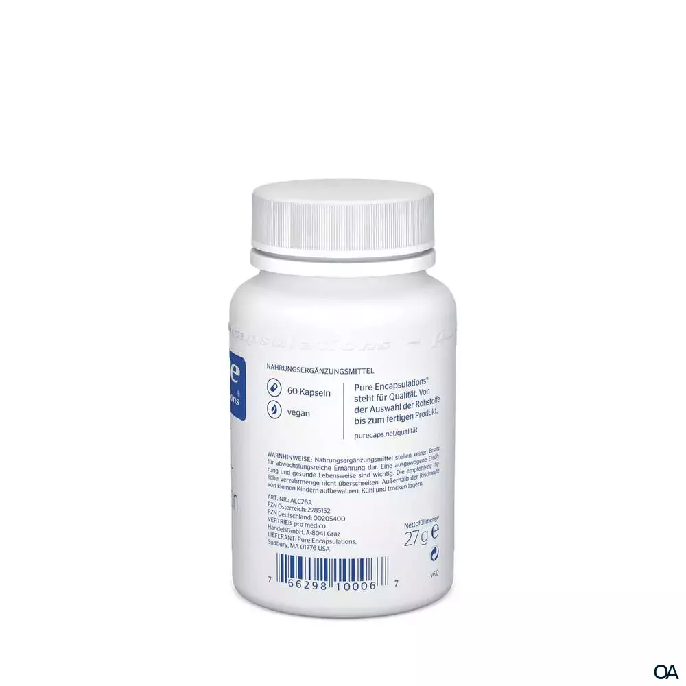 pure encapsulations® Acetyl-L-Carnitin 250 mg