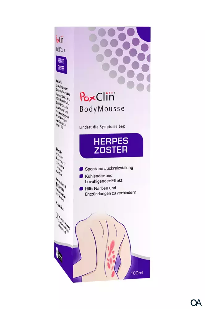 PoxClin Body Mousse Herpes Zoster