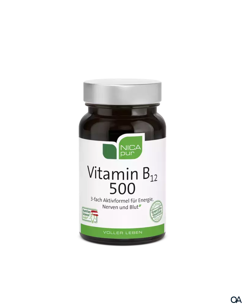 NICApur Vitamin B12 500 Kapseln