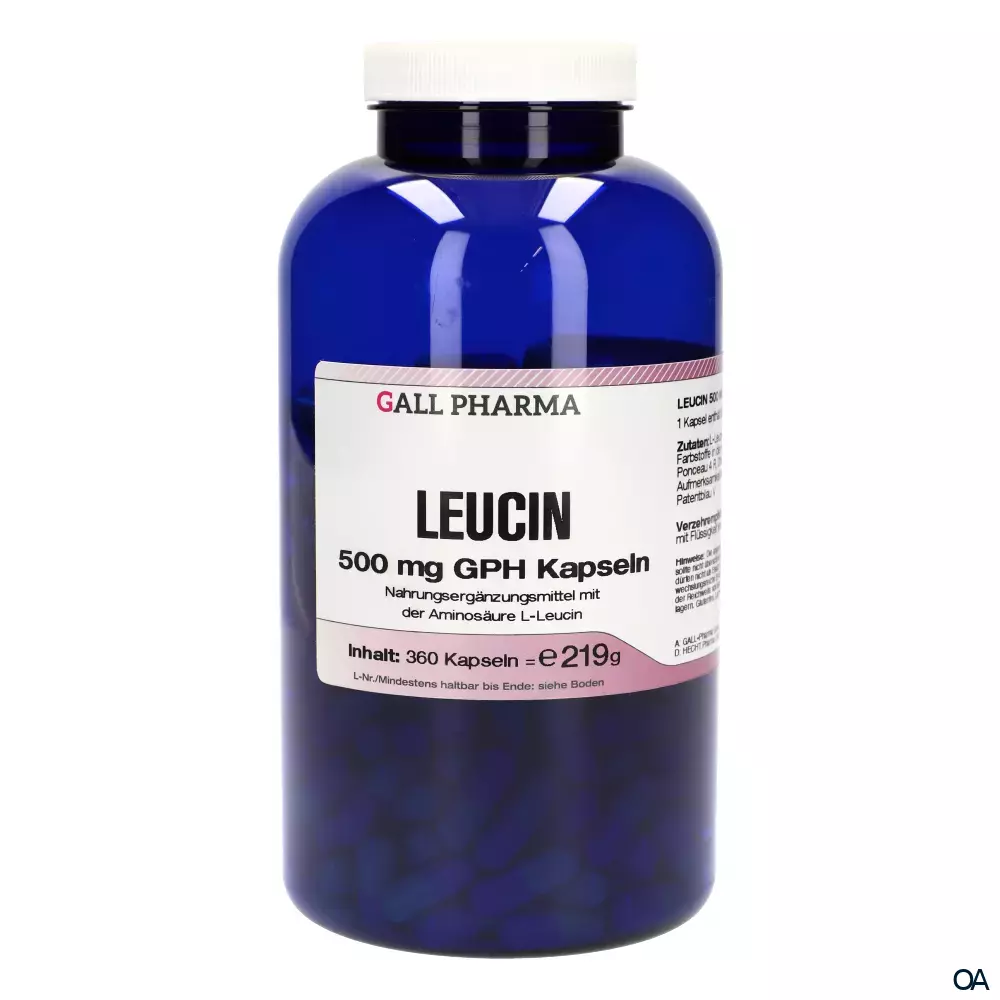 Gall Pharma Leucin 500 mg Kapseln