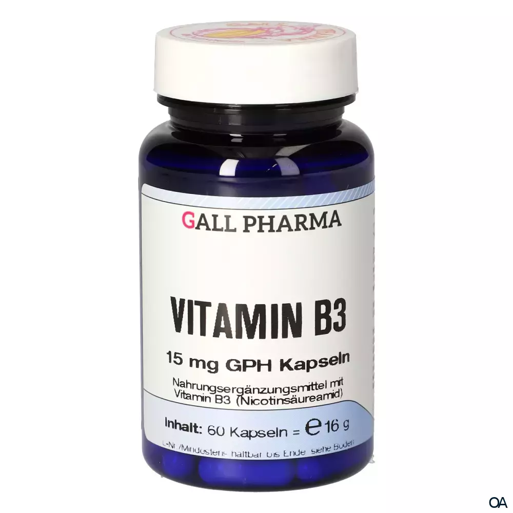 Gall Pharma Vitamin B3 15 mg Kapseln