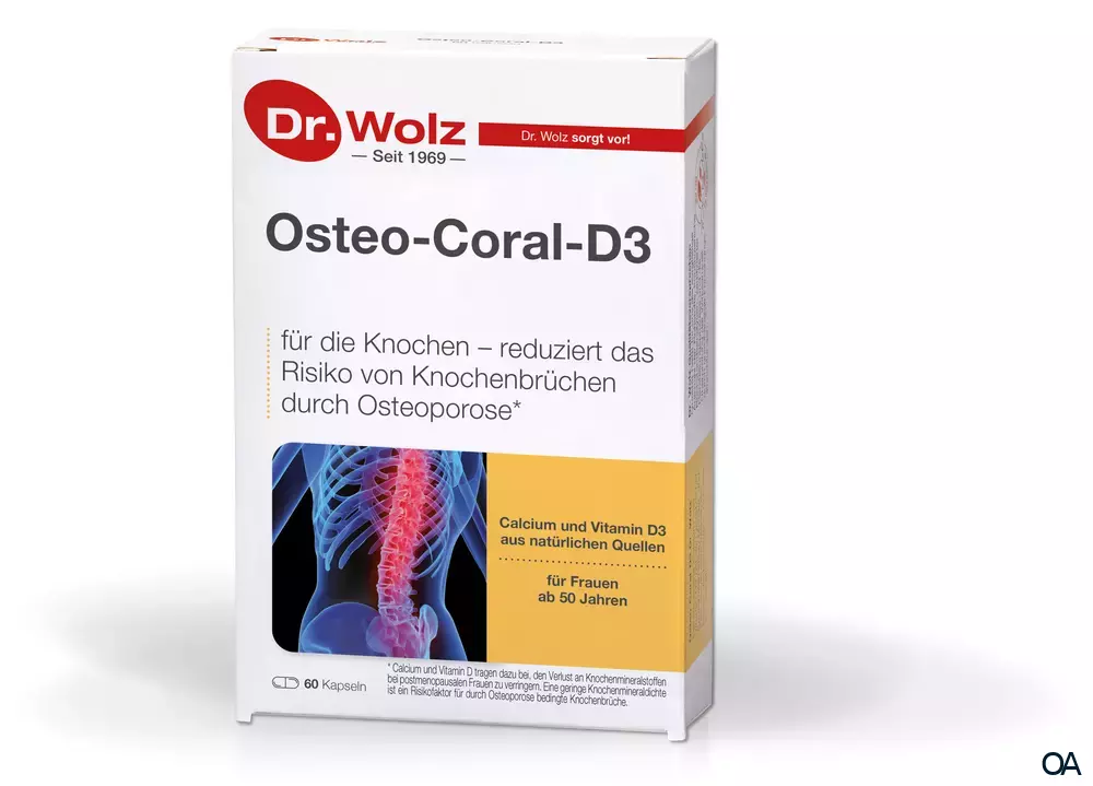 Dr. Wolz Osteo-Coral-D3 Kapseln