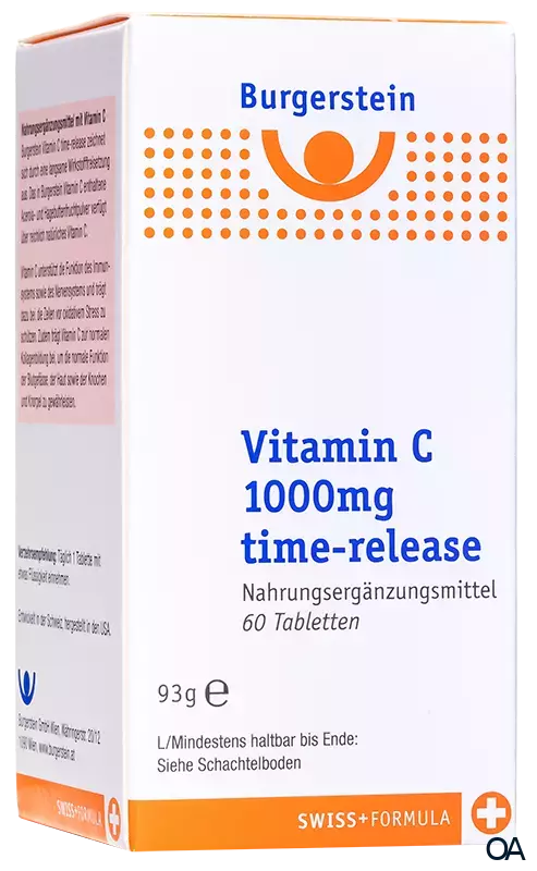 Burgerstein Vitamin-C 1000 mg time-release Tabletten